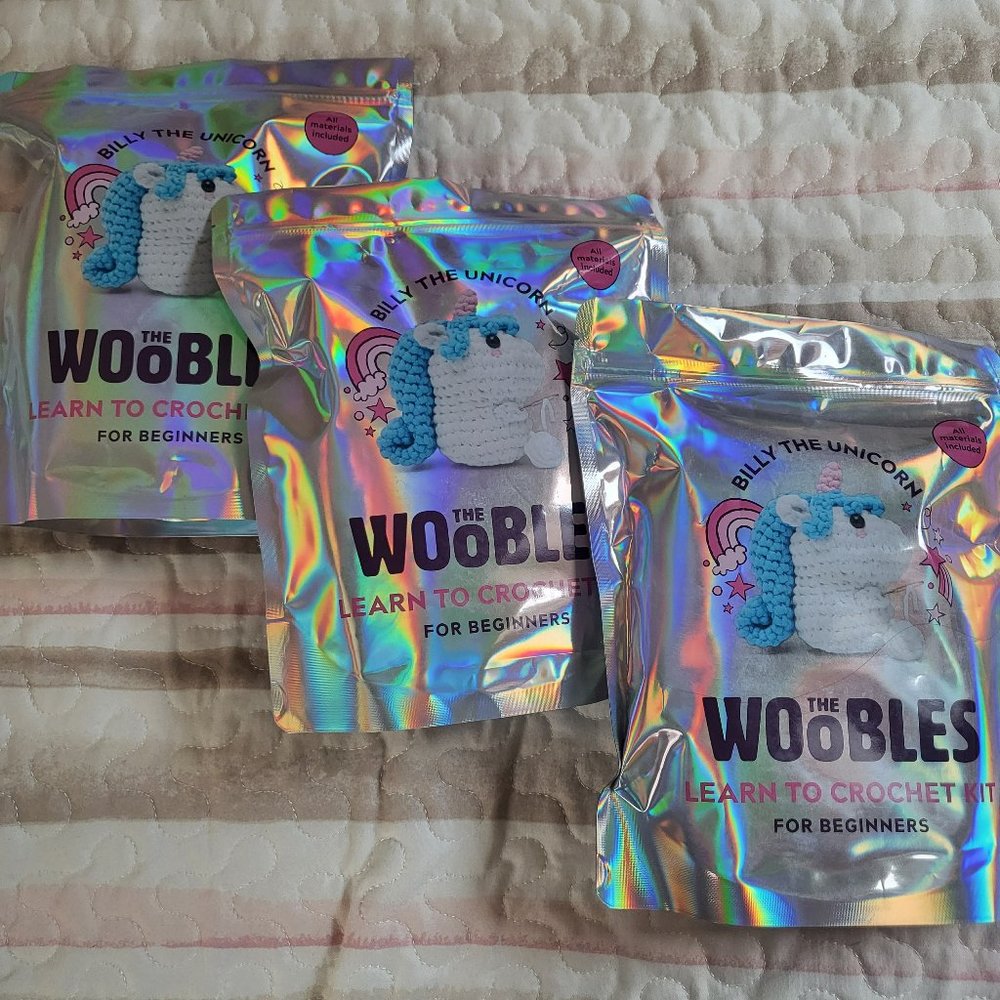 Woobles Limited Edition Billy The Unicorn Crochet Kit